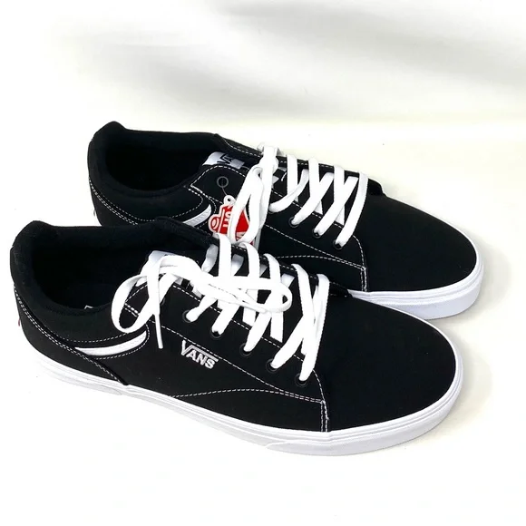 💖MEGA SALE💖VANS Seldan Canvas Black Casual  Women’s   Low Top VN0A4TZE187 - Picture 2 of 10